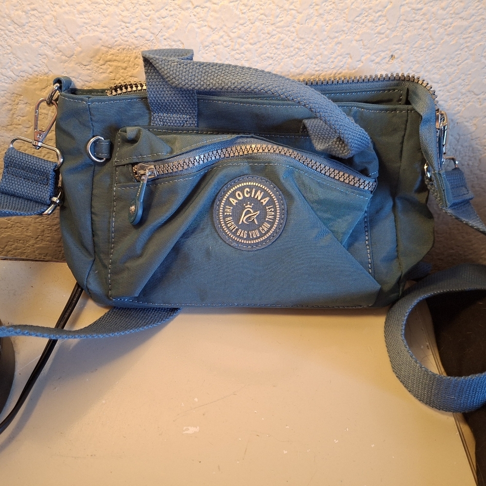 Aocina Blue Crossbody Bag